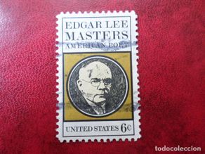 Sellos: -estados unidos, 1970, edgar lee masters, Yvert 899